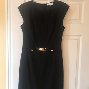 NWT Calvin Klein classic black dress size 4